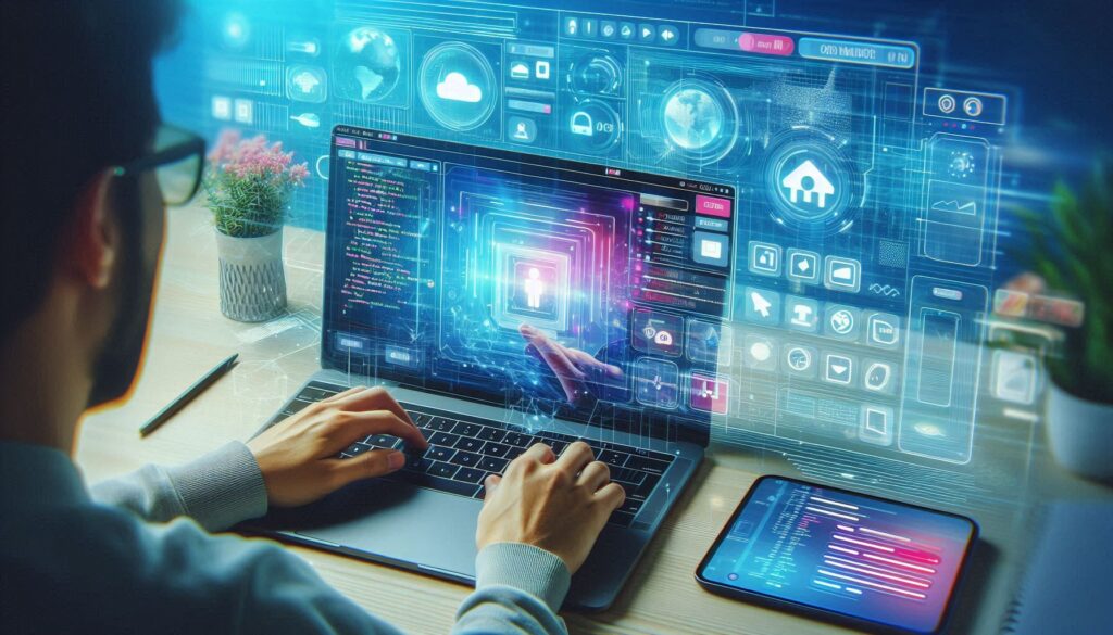 How to create a mobile app using AI app builder tools